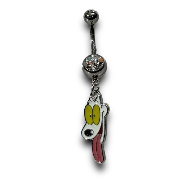 Nickelodeon Spunky Rocko’S Modern Life Spunky 14 Gauge Belly Button Navel Ring - Picture 6 of 6